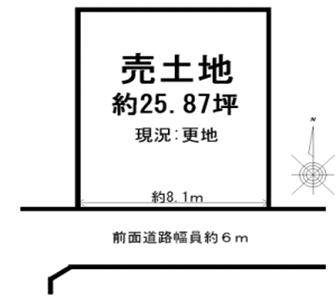 奈良県葛城市長尾土地物件の図面