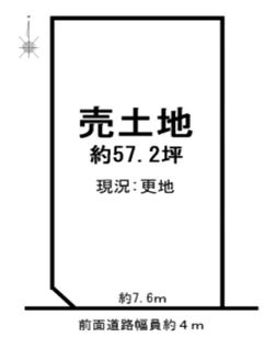 奈良県磯城郡田原本町土地物件の図面