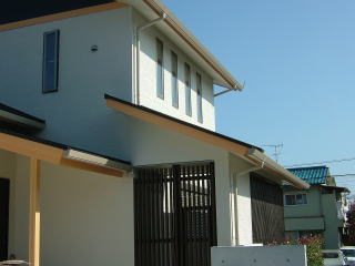 奈良県橿原市和風モダンデザイン住宅建築一戸建外観