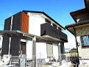 奈良県注文建築和風モダンスタイルパワーボード、瓦、白黒配色