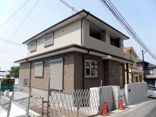 奈良県注文住宅サイディング仕様貼り分け