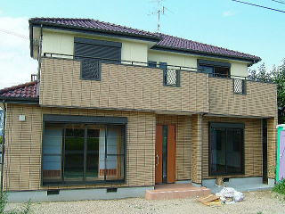 奈良県橿原市新築住宅サイディング色分け和風メーターモジュール