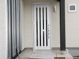 奈良県注文建築施工例玄関ドア施工例