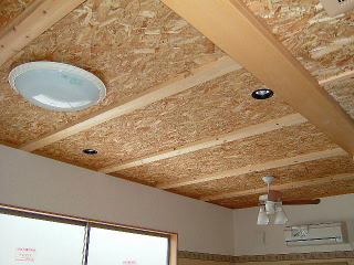 奈良県橿原市ローコスト木造注文住宅リビング飾り天井