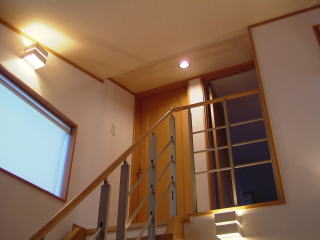奈良県橿原市注文建築施工例開放感のある階段