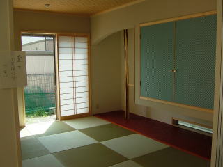 奈良県注文建築和室、床の間施工例モダン和風