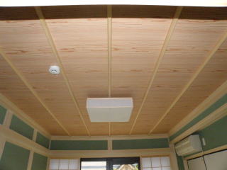 奈良県注文建築和室天井