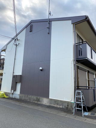 奈良県アパート外壁全面塗り替え後２