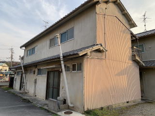 奈良県古木造アパート解体工事前