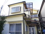 奈良で外壁、屋根を塗り替える工事写真