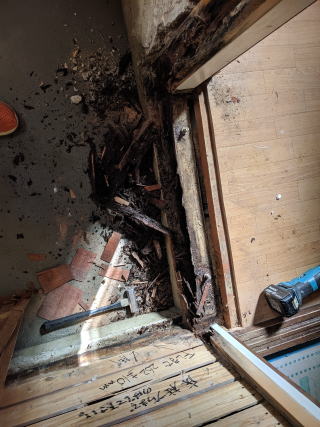 奈良県白アリ被害工事写真
