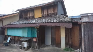 奈良の古家、空き家屋根補修、補強工事前
