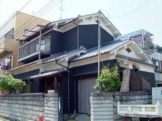 奈良県一戸建て格安全面リフォーム・改装・改築増築前外観