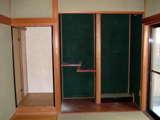 奈良県全面リフォーム・改装・改築前床の間付和室