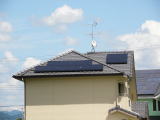 太陽光発電・ソーラーパネル配置例西面